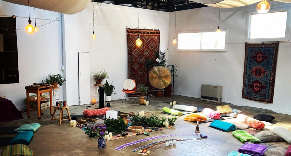 A suspected mushroom poisoning has occurred at Soul Barn Creative Wellbeing Centre in Ballarat Victoria, with towels and cushions lying on the floor of the alternative health retreat. 