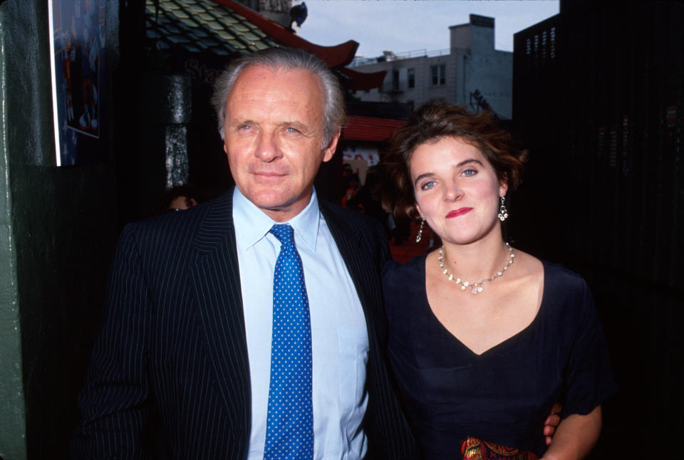 Anthony and Abigail Hopkins in 1991. (Photo: Getty Images)
