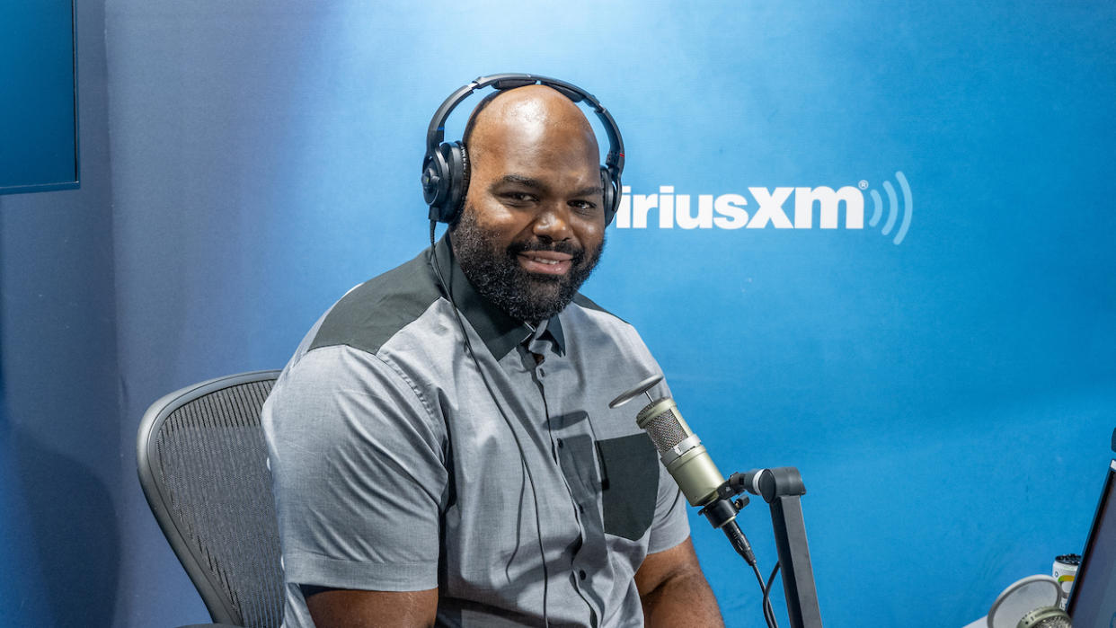 Michael Oher on Sirius XM in August 2023. 