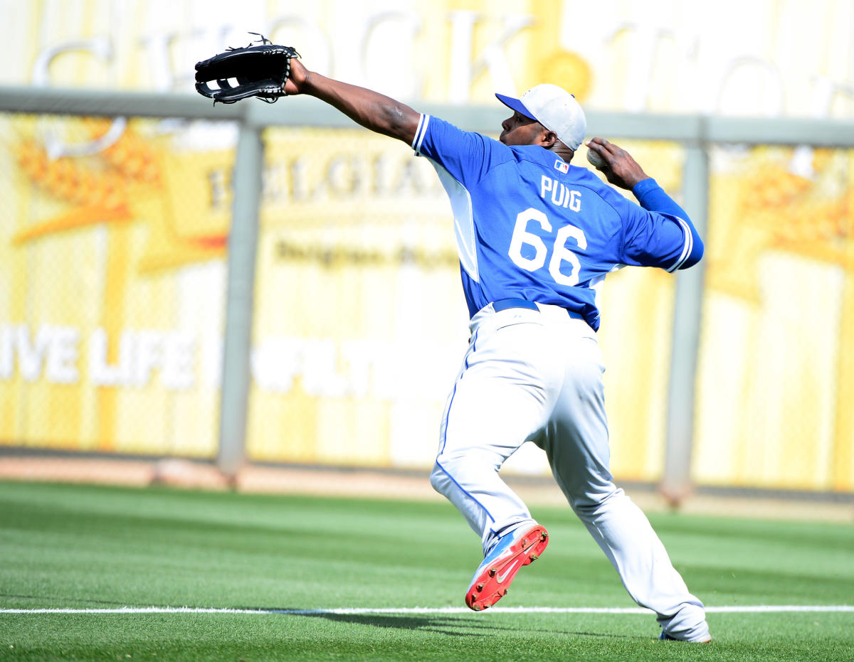 Yasiel Puig's Cannon Arm: Four Big Throws 