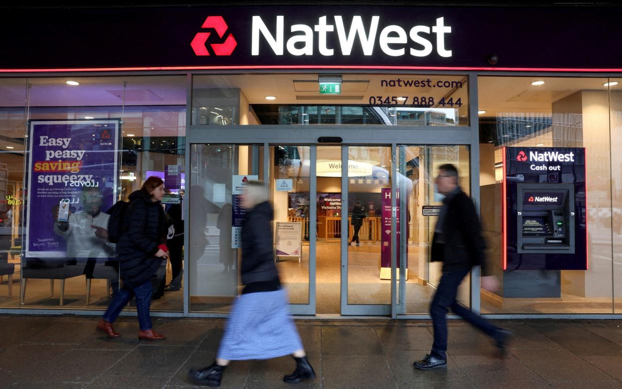 NatWest reported an operating pre-tax profit of £1.3bn in the first quarter
