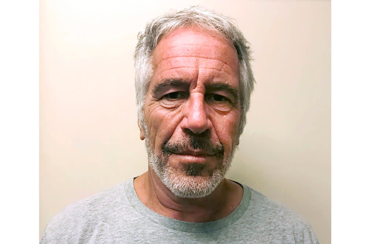 The notorious ‘Little Black Book’ of contacts belonging to Jeffrey Epstein, containing information of his associates, has gone up for sale  (AP)