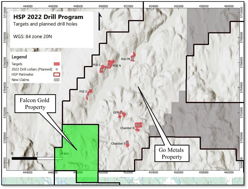 Falcon Gold Corp, Tuesday, October 4, 2022, Press release picture