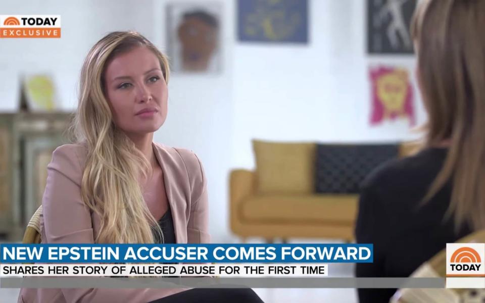 Jennifer Araoz, who on July 10 accused Epstein of raping her when she was 15. She is considering filing a civil case against him