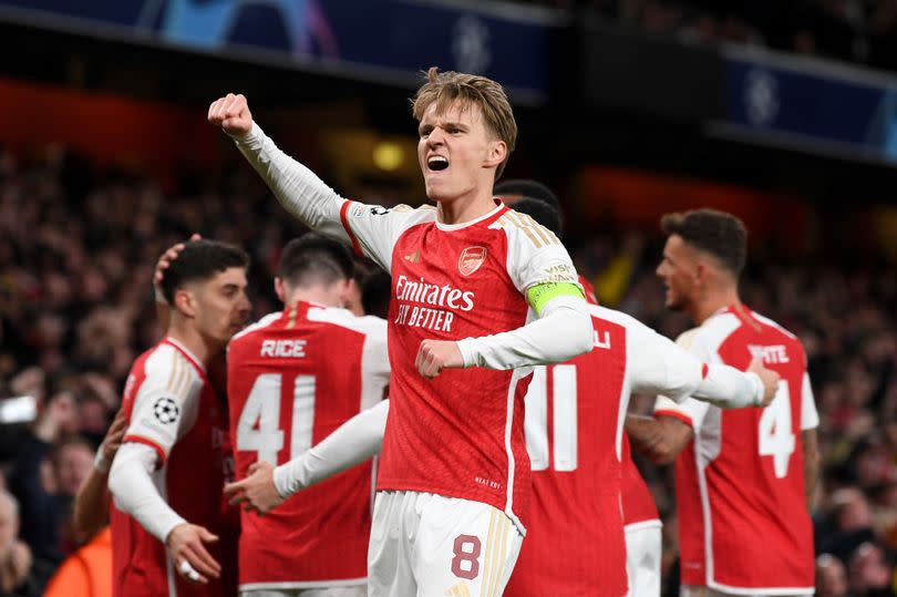 Martin Odegaard will be targeting a Champions League triumph with Arsenal next season