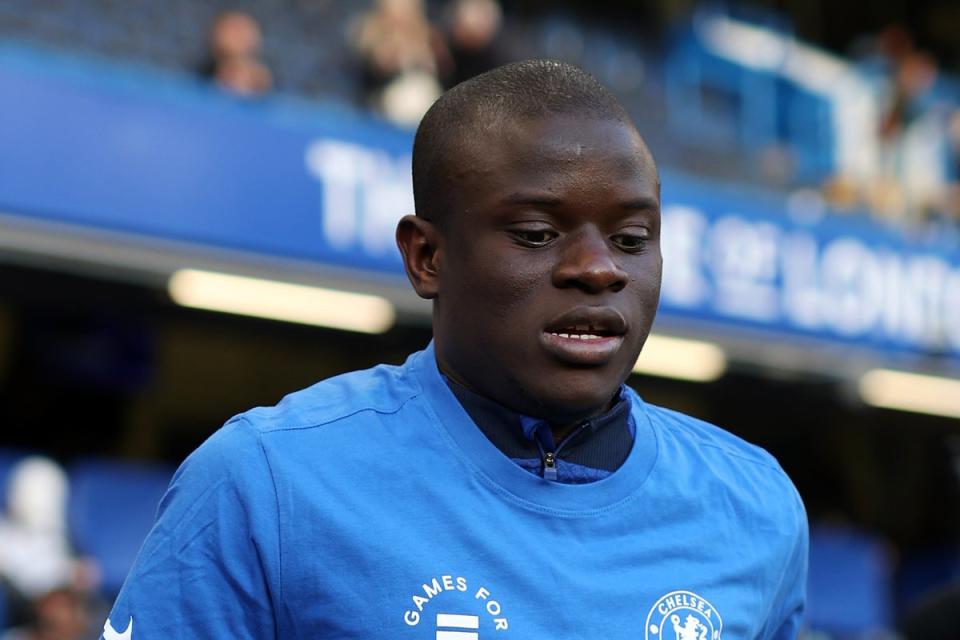 Road to recovery: Kante is stepping up his return from injury (Chelsea FC via Getty Images)