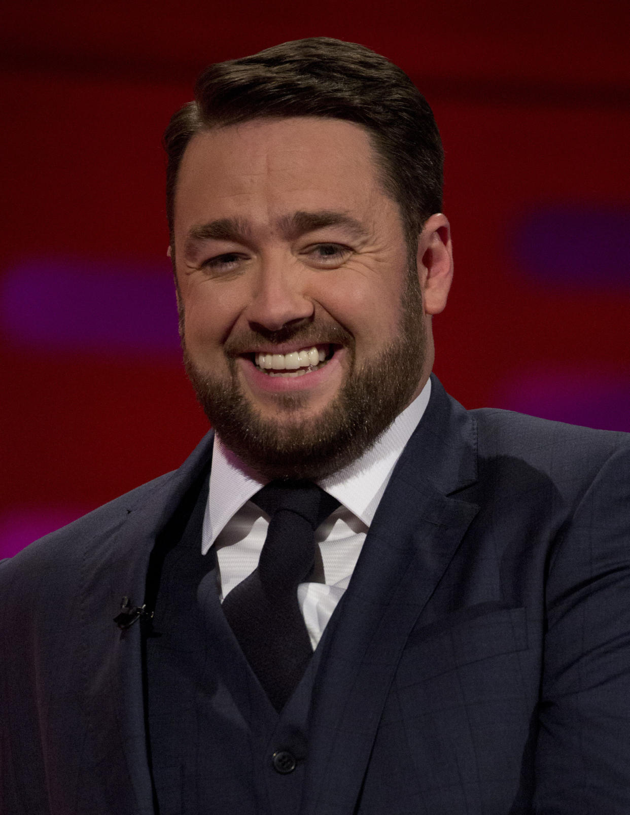 Jason Manford during the filming of the Graham Norton Show at The London Studios, to be aired on BBC One on Friday.
