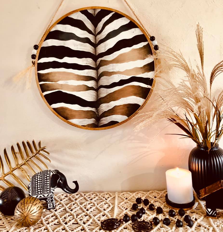 Kmart Africa-themed mirror animal print looks like Zebra bum detail derails DIY