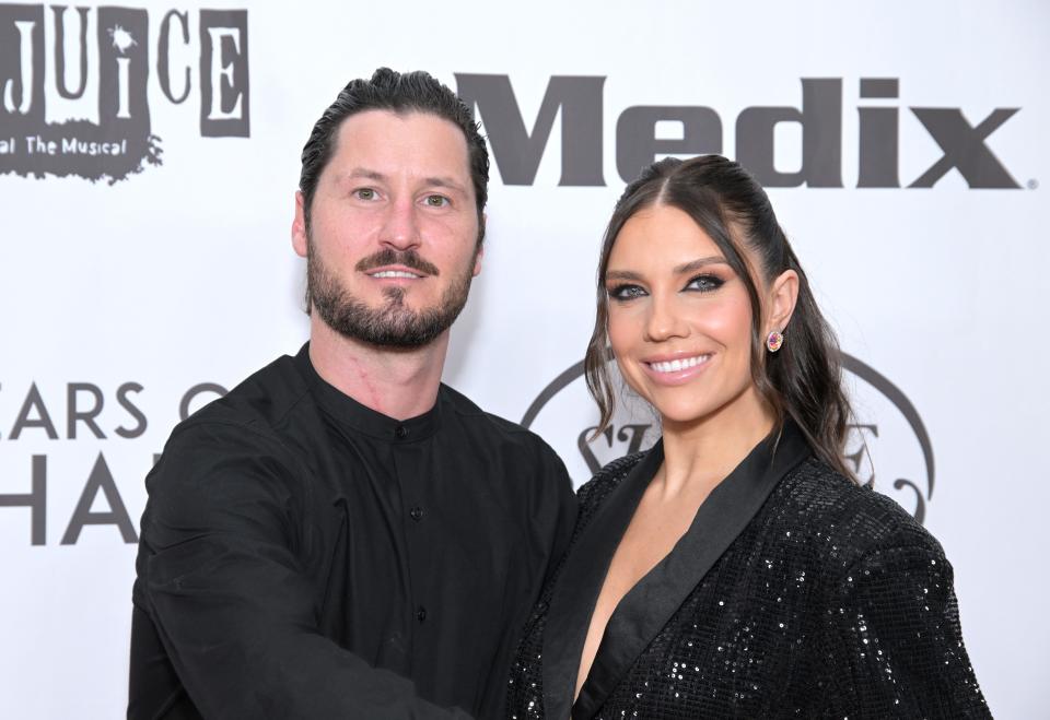 Val Chmerkovskiy and Jenna Johnson.