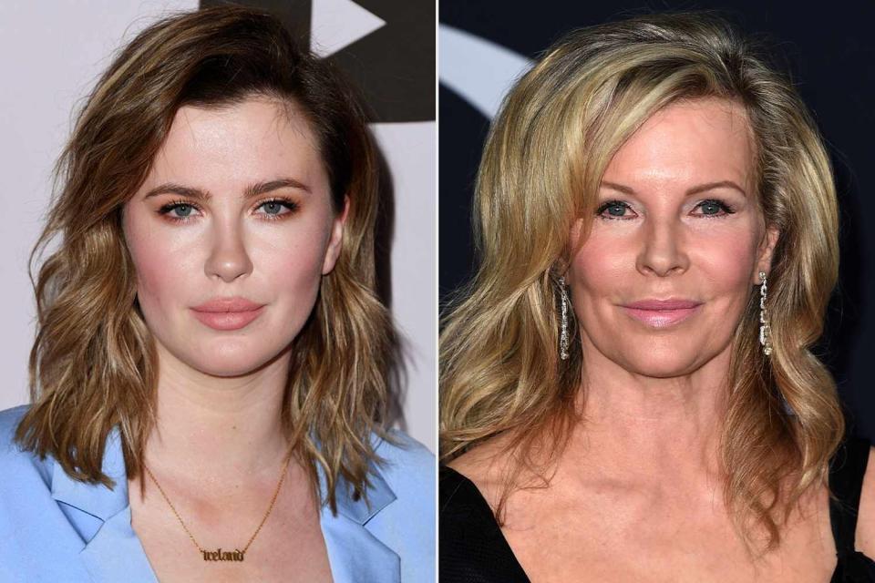 <p>Steve Granitz/WireImage; Alberto E. Rodriguez/Getty</p> Ireland Baldwin (L), Kim Basinger (R)