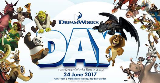 Dreamworks Day is taking place in Singapore's Gardens by the Bay on 24 June 2017. (Photo: Dreamworks)