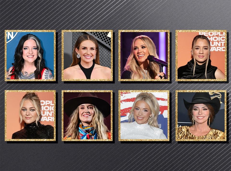 <p><strong>THE FEMALE COUNTRY ARTIST OF THE YEAR</strong><br>Ashley McBryde<br>Carly Pearce<br>Carrie Underwood<br>Gabby Barrett<br>Kelsea Ballerini<br><strong>WINNER: Lainey Wilson</strong><br>Megan Moroney<br>Shania Twain</p> <p><strong>THE MALE LATIN ARTIST OF THE YEAR</strong><br><strong>WINNER: Bad Bunny</strong><br>Bizarrap<br>Feid<br>Manuel Turizo<br>Maluma<br>Peso Pluma<br>Rauw Alejandro<br>Ozuna</p> <p><strong>THE FEMALE LATIN ARTIST OF THE YEAR</strong><br>Ángela Aguilar<br>Anitta<br>Becky G<br>Kali Uchis<br>Karol G<br>Rosalía<br><strong>WINNER: Shakira</strong><br>Young Miko</p>