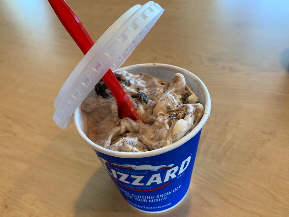 dairy queen oreo cheesecake blizzard