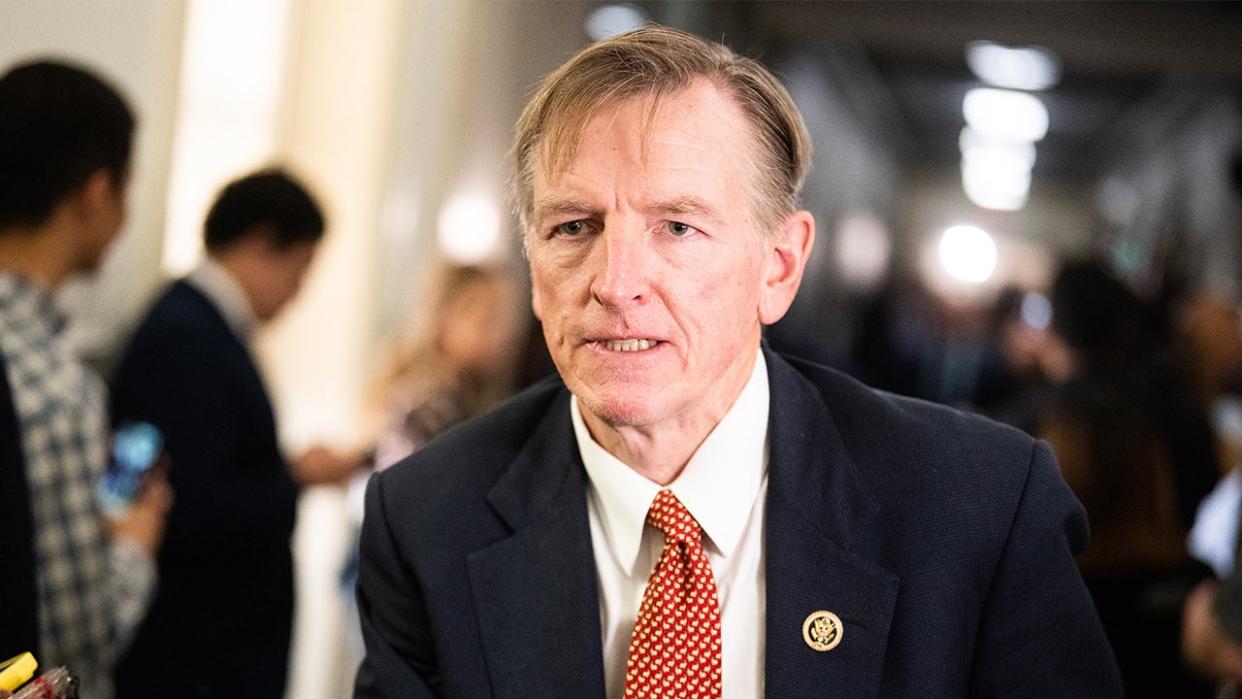 Rep. Paul Gosar, a white man with blonde hair