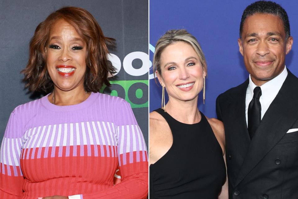 Gayle King attends the 13th Annual Root 100 Gala; Amy Robach and TJ Holmes attend the 2022 ABC Disney Upfront at Basketball City