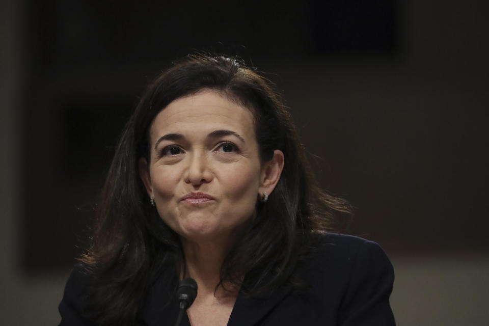 Facebook COO Sheryl Sandberg and Twitter CEO Jack Dorsey testified before the