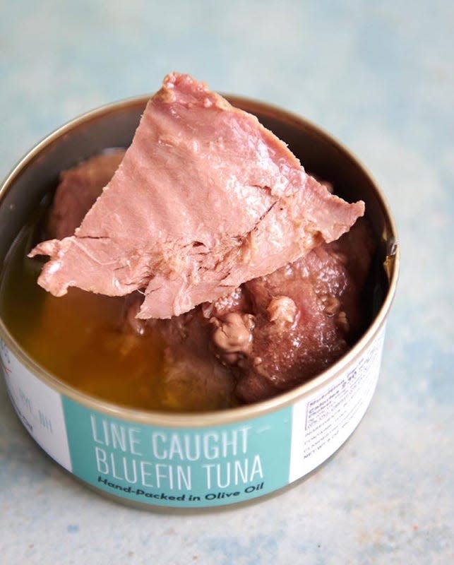 Gulf of Maine Conservas bluefin tuna is sold in 6.5-ounce cans, part of a growing tinned fish market.