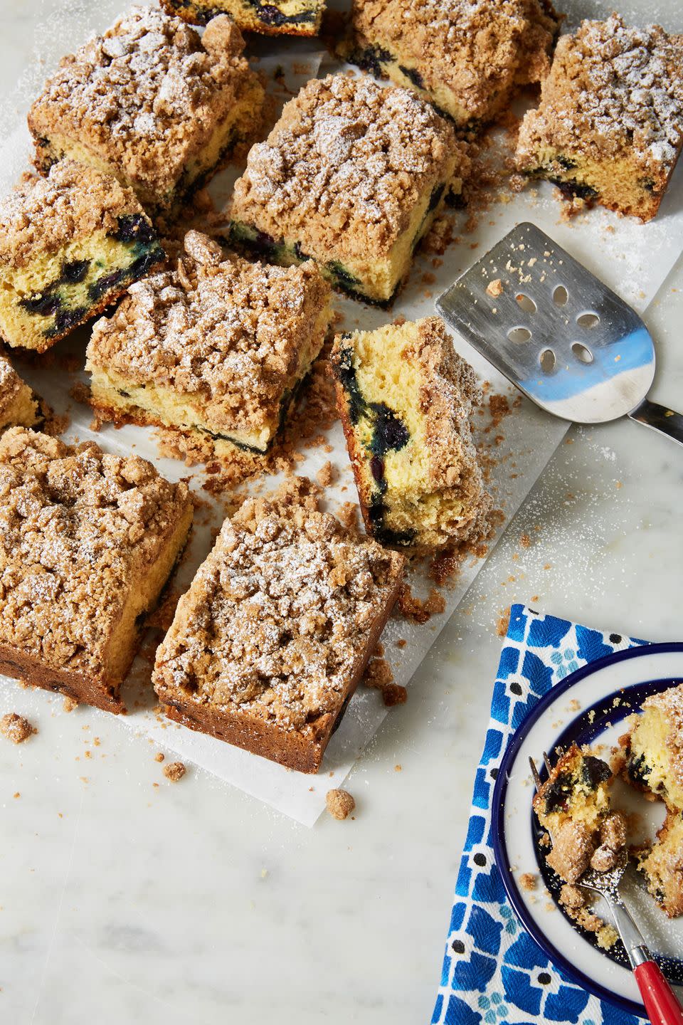 <p>Soft and light with the perfect amount of cake to crumble ratio, with a blueberry swirl that adds a pop of freshness. This is definitely one of our favorite <a href="https://www.delish.com/cooking/g4034/blueberry-cakes/" rel="nofollow noopener" target="_blank" data-ylk="slk:blueberry cakes;elm:context_link;itc:0;sec:content-canvas" class="link ">blueberry cakes</a>. </p><p>Get the <strong><a href="https://www.delish.com/cooking/recipe-ideas/a31403712/blueberry-coffee-cake-recipe/" rel="nofollow noopener" target="_blank" data-ylk="slk:Blueberry Crumb Cake recipe;elm:context_link;itc:0;sec:content-canvas" class="link ">Blueberry Crumb Cake recipe</a>.</strong></p>