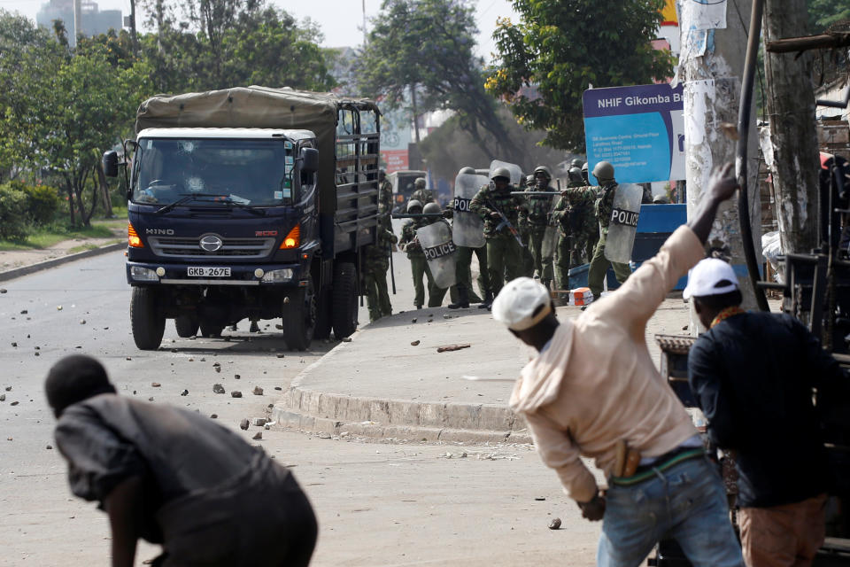 Raila Odinga supporters clash with police