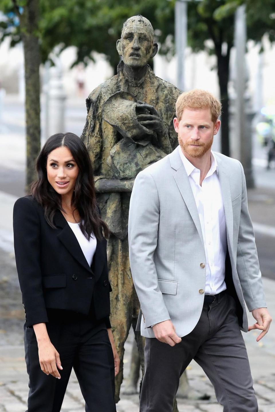 Meghan and Harry visiting Dublin earlier this week (Getty Images)