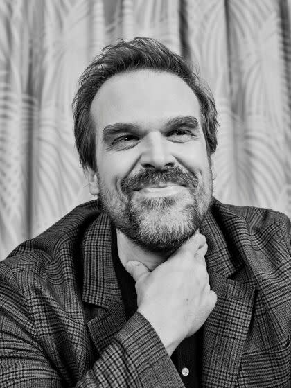 David Harbour poses for a portrait