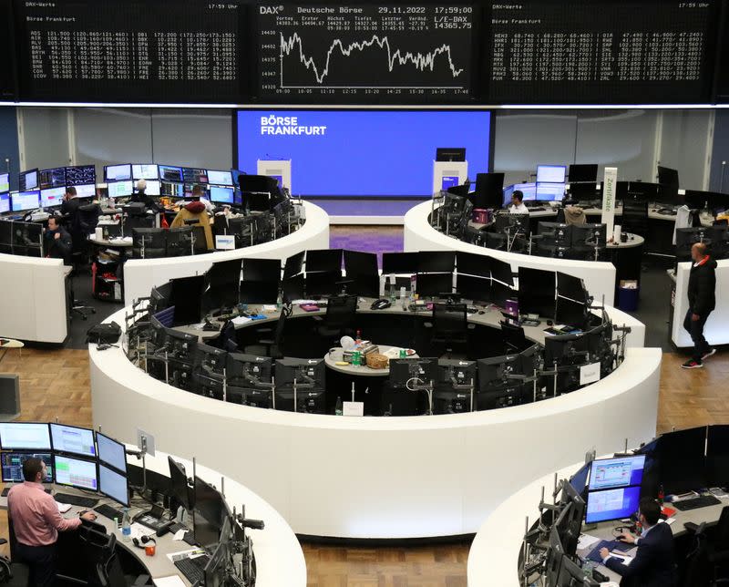 German share price index DAX graph is pictured at the stock exchange in Frankfurt