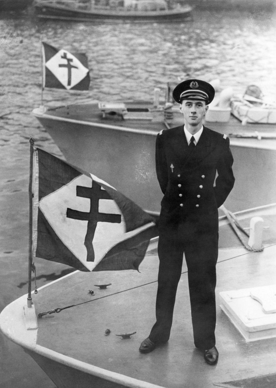 Philippe de Gaulle in 1945