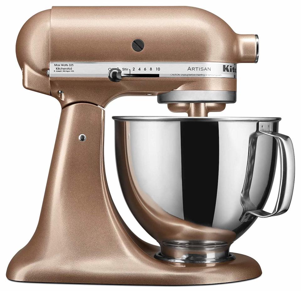 We dare you to resist this KitchenAid in copper-y Toffee Delight. (Photo: Amazon) 