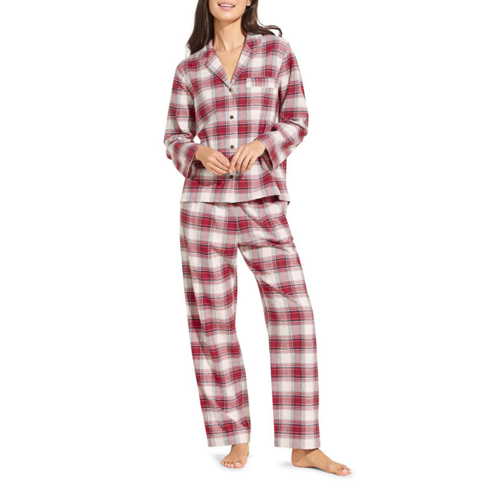 plaid pajamas