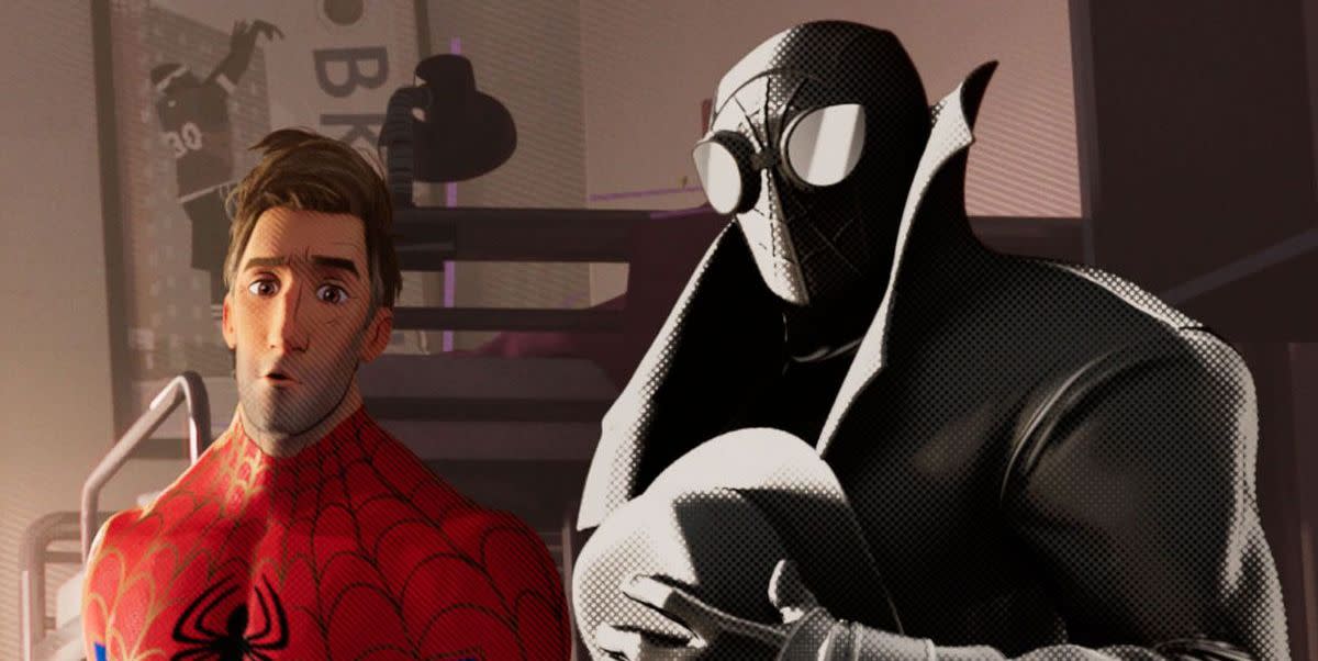 spiderman noir in into the spiderverse