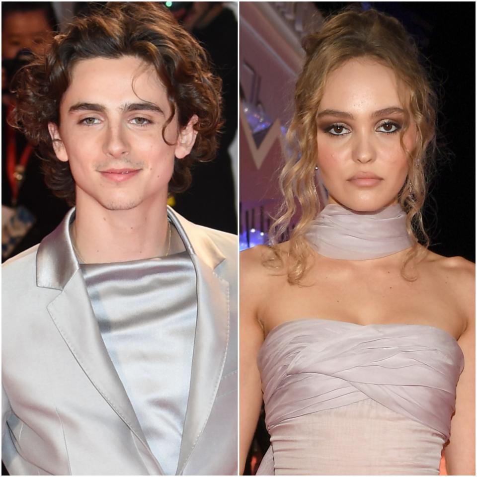 Timothée Chalamet and Lily-Rose Depp