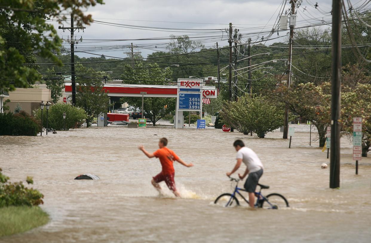 Flooding in Denville in the aftermath of Tropical Storm Irene in 2011.