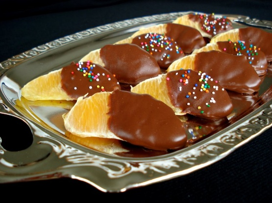 Chocolate-Covered Oranges