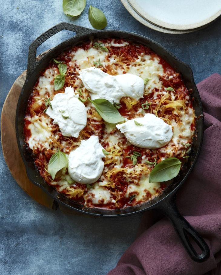 20) Spaghetti Squash Chicken Parmesan Bake