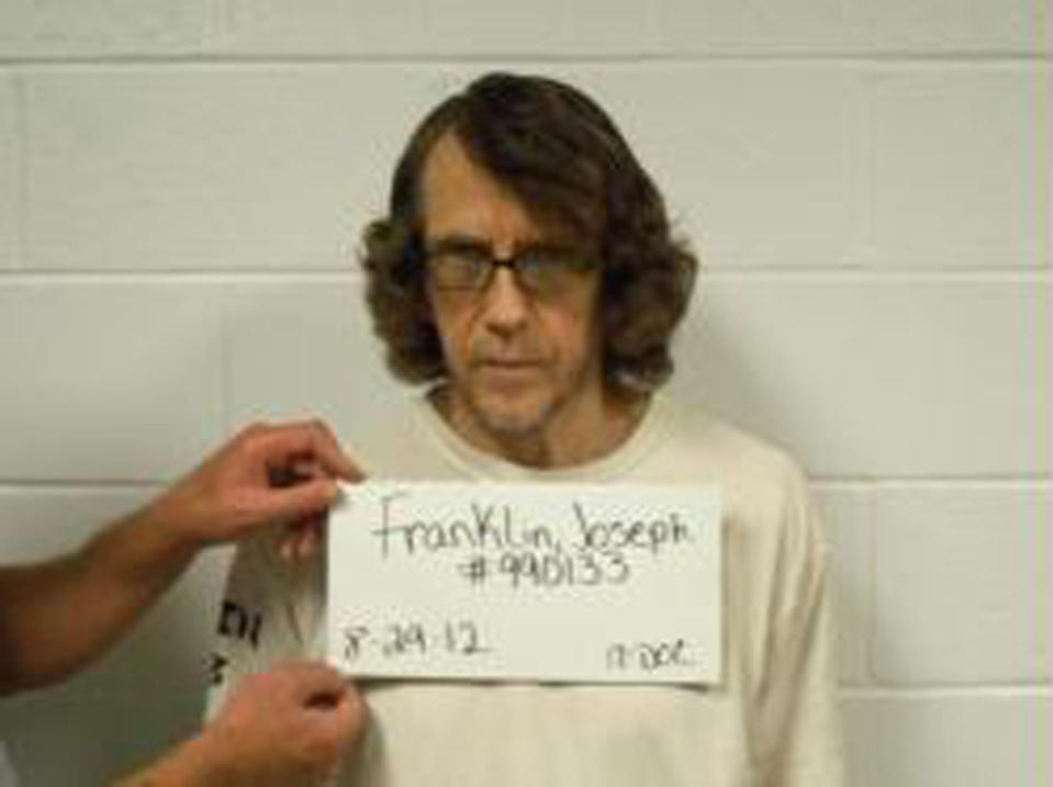 Joseph Paul Franklin is seen in a 2012 booking photo from the Missouri Department of Corrections