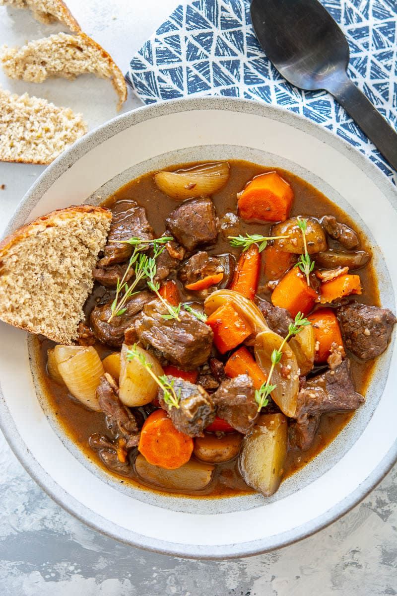 Slow Cooker Beef Bourguignon