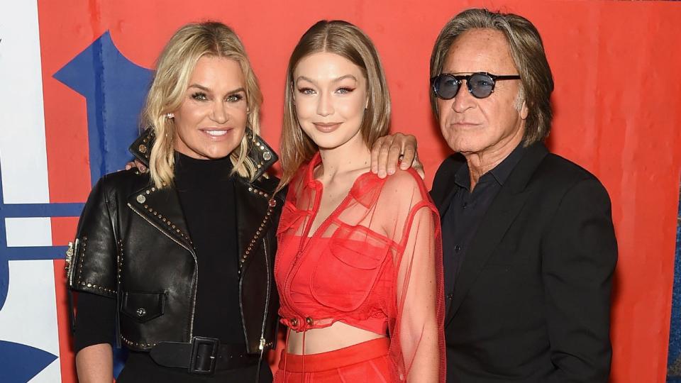 Yolanda Hadid couldn’t stop gushing about her kids to ET.