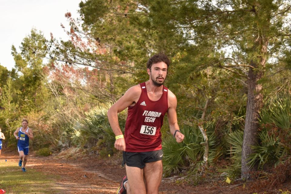Florida Tech senior Avery Cook moved from Oregon to run on the men's cross country/distance track squad.