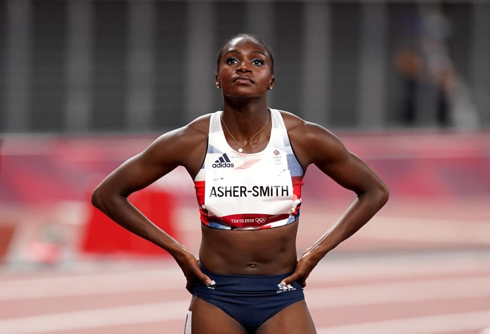 Dina Asher-Smith was hampered by injury (Mike Egerton/PA) (PA Wire)