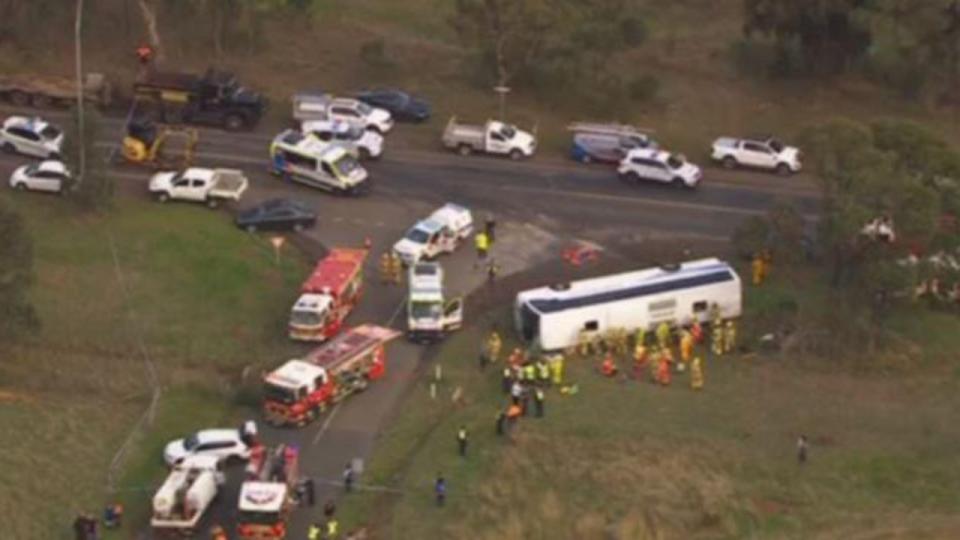 The incident prompted a major response from emergency services. Picture: Supplied/ 7 NEWS