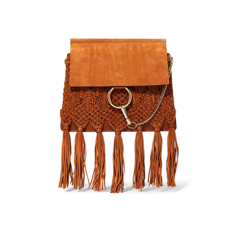 <a rel="nofollow noopener" href="http://rstyle.me/~9VSfN" target="_blank" data-ylk="slk:Faye Medium Braided Leather And Suede Shoulder Bag, Chloe, $2990;elm:context_link;itc:0;sec:content-canvas" class="link ">Faye Medium Braided Leather And Suede Shoulder Bag, Chloe, $2990</a>