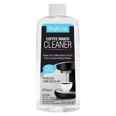 3) Nuvera 8 fl oz Unscented Coffee Maker Cleaner