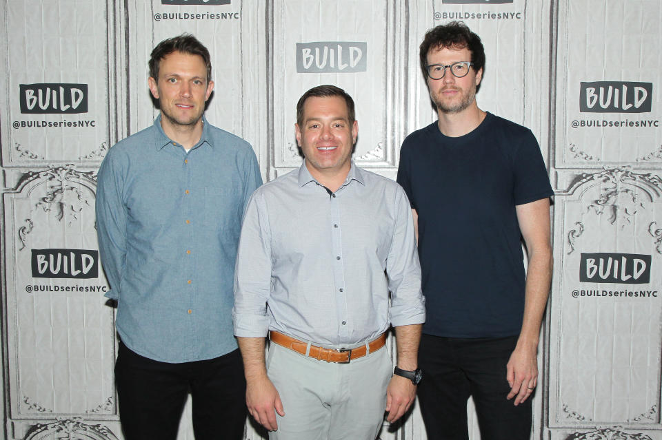 Matt Bettinelli-Olpin, Chad Villella, Tyler Gillett - Credit: Getty Images