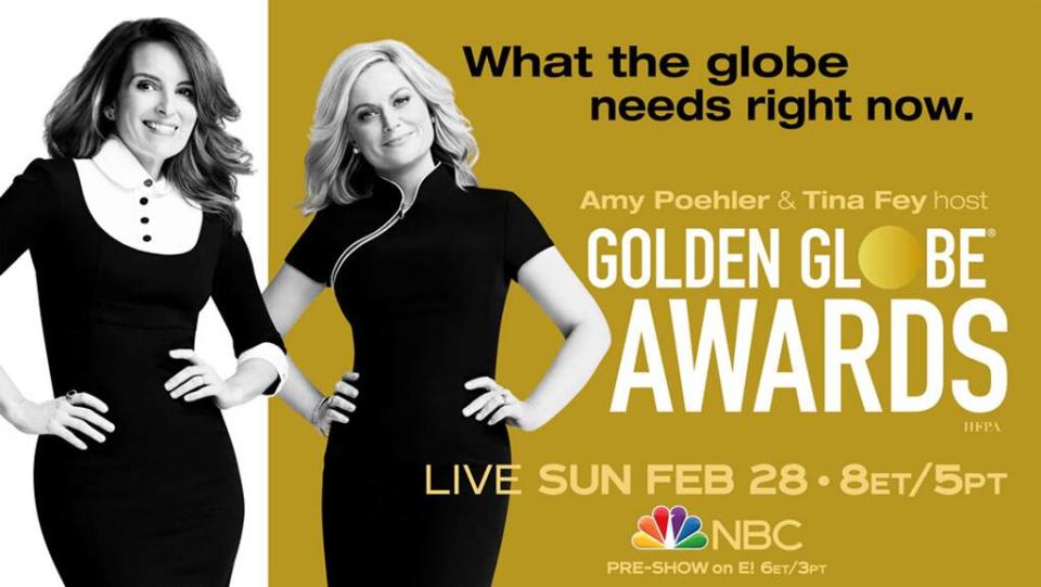 Tina Fey, Amy Poehler, 2021 Golden Globes Poster