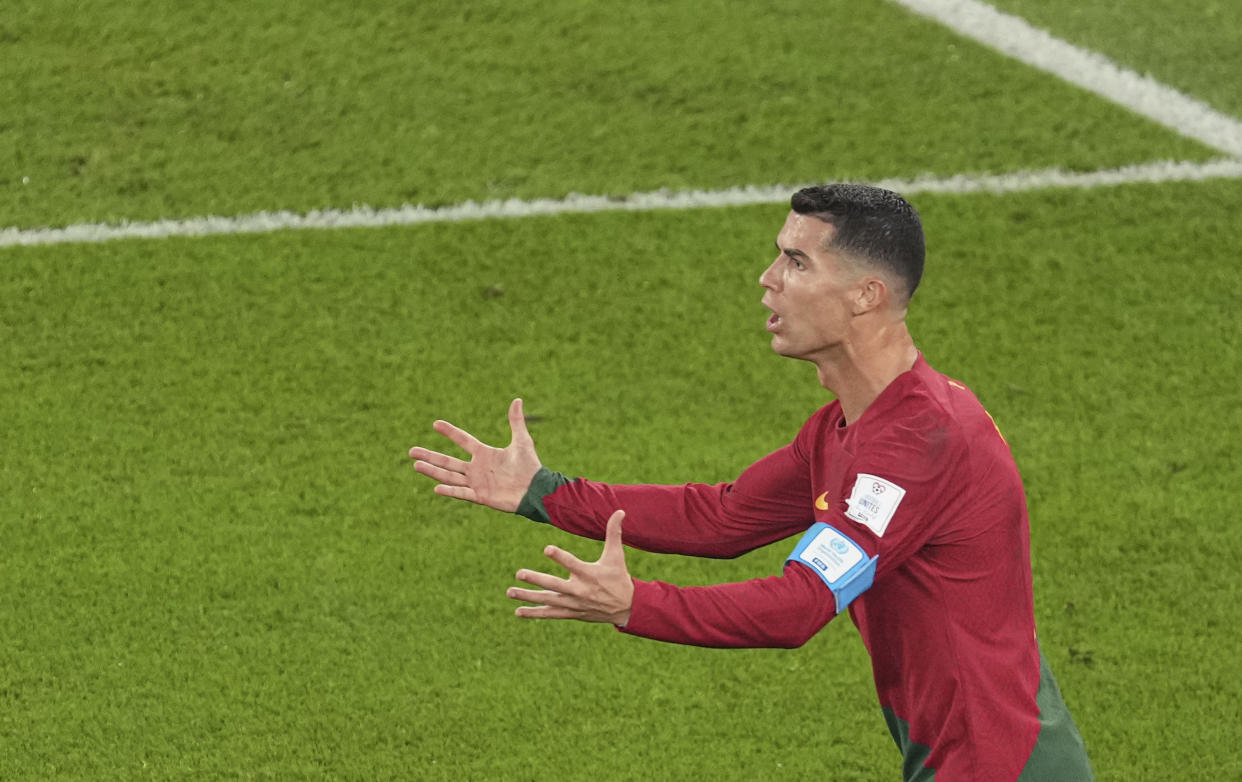 Cristiano Ronaldo ayudó en la victoria de Portugal frente a Ghana en el Grupo H de Qatar 2022 (Foto: Ercin Erturk/Anadolu Agency via Getty Images)