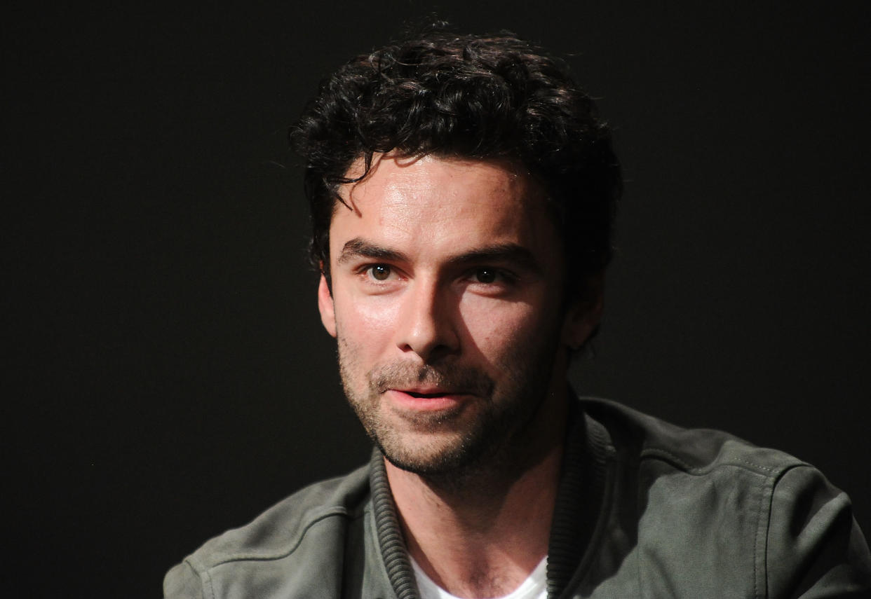 NEW YORK, NY - JUNE 18:  Actor Aidan Turner discusses his new show 