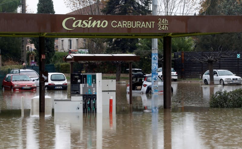 Southern part of France hit by heavy rain fall