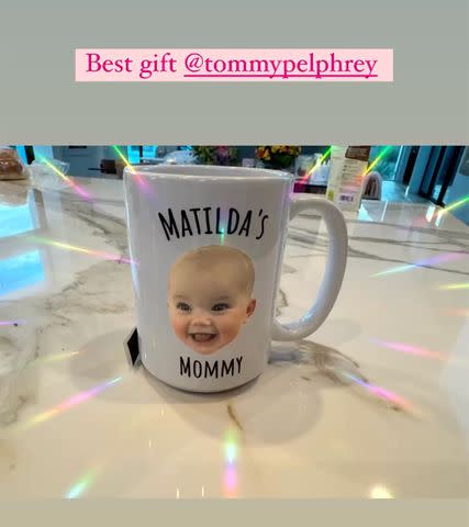 <p>Kaley Cuoco/Instagram</p> Kaley Cuoco's birthday gift from Tom Pelphrey