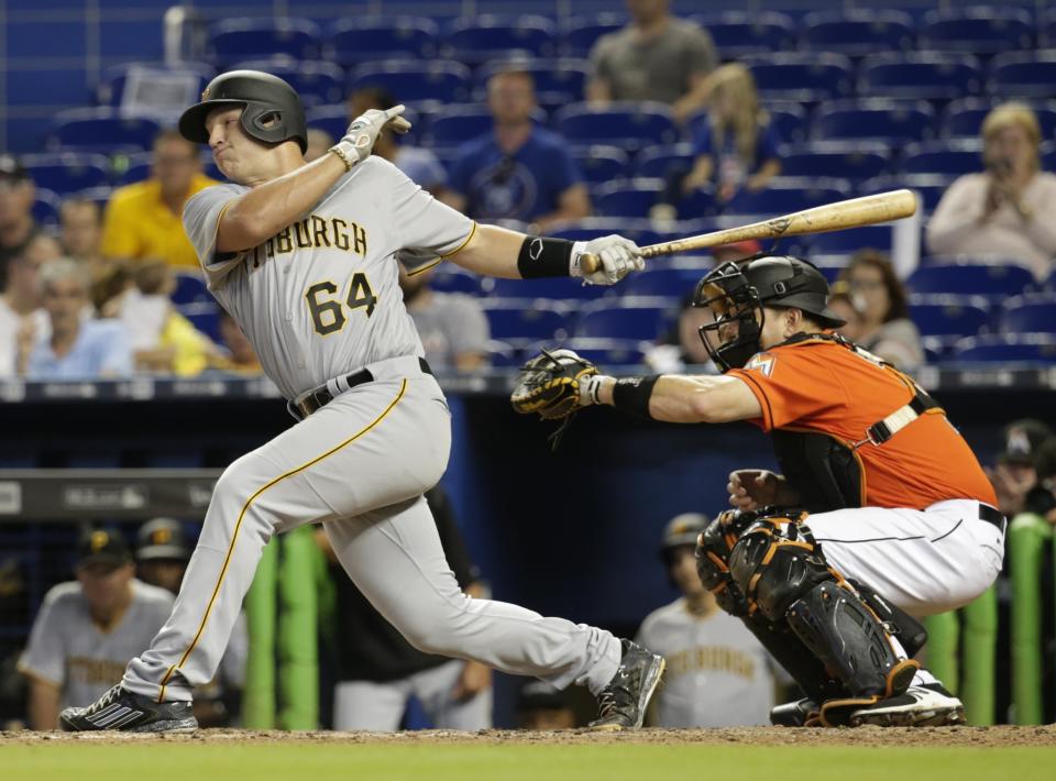 John Bormann thought he'd be playing Single-A ball on Sunday, he ended up in the Majors. (AP Photo/Lynne Sladky)