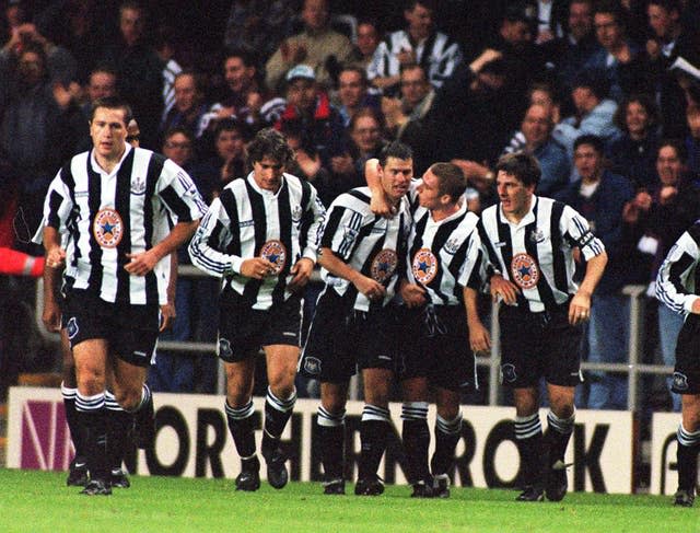 Former Newcastle defender Steve Howey (left) branded some of the criticism “over the top” (John Giles/PA)